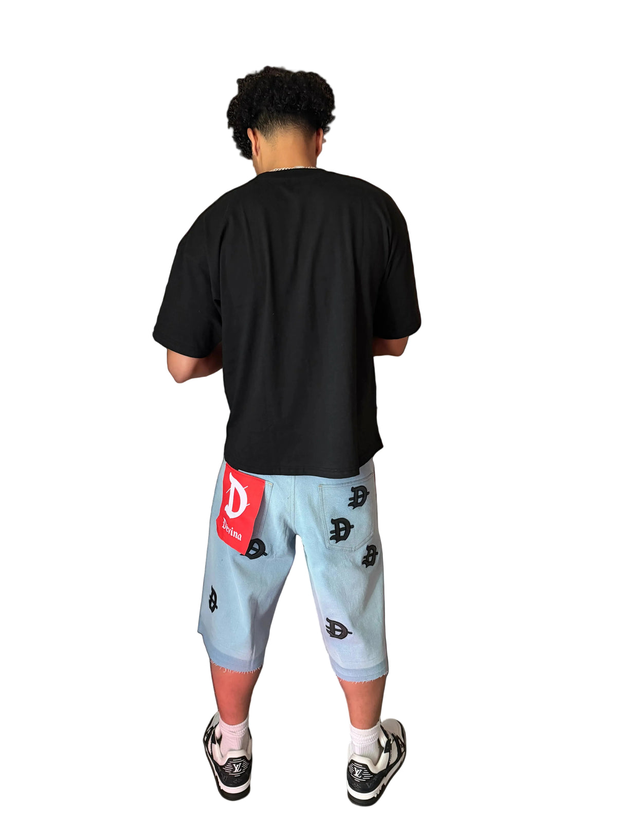 Oversized Denim Jorts