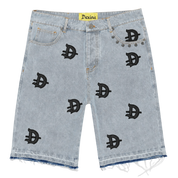 DEVINA Oversized Denim Jorts