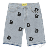 DEVINA Oversized Denim Jorts