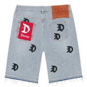 DEVINA Oversized Denim Jorts