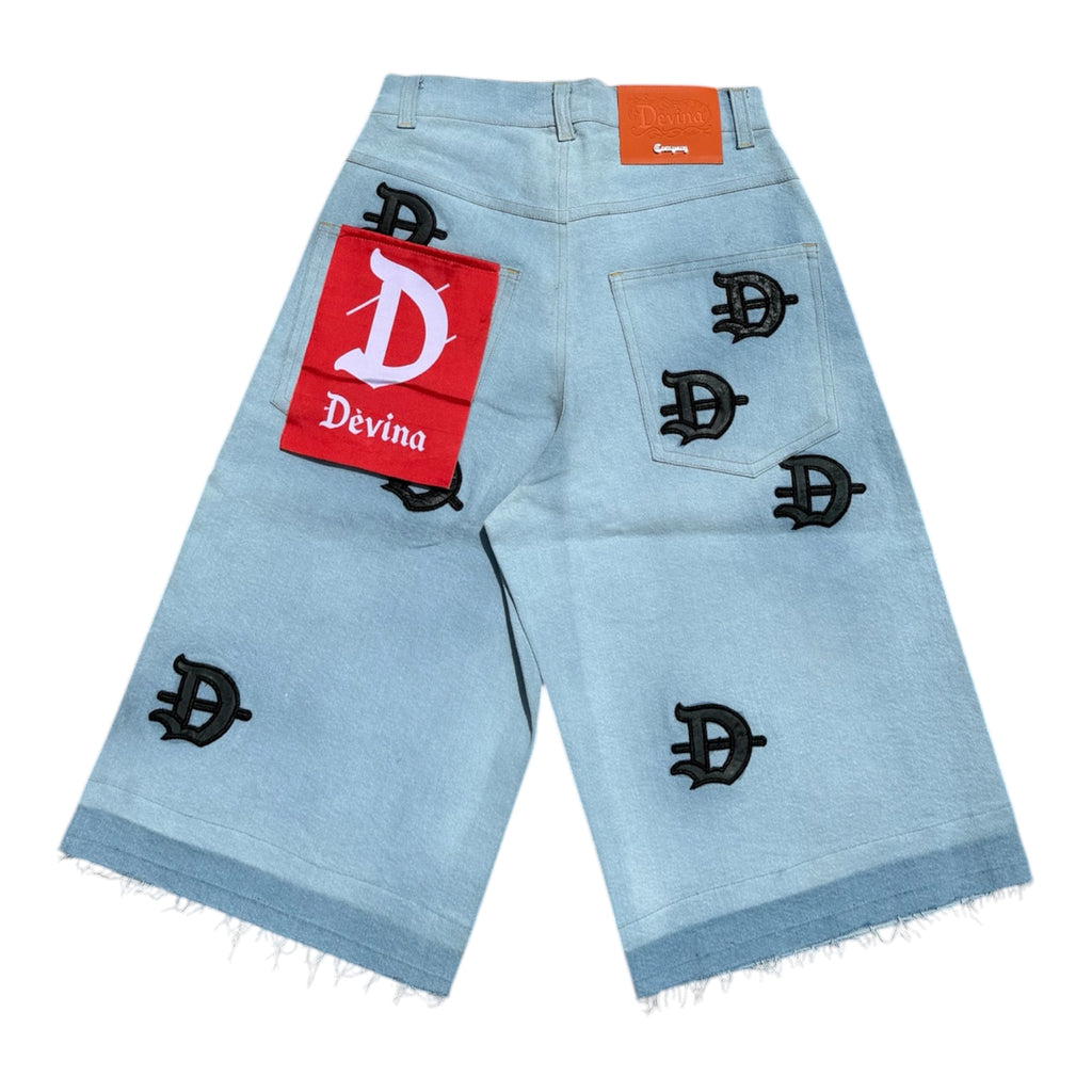 Oversized Denim Jorts